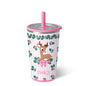 SWIG 14 oz Oh Deer Party Cup Sipper with festive Christmas deer design