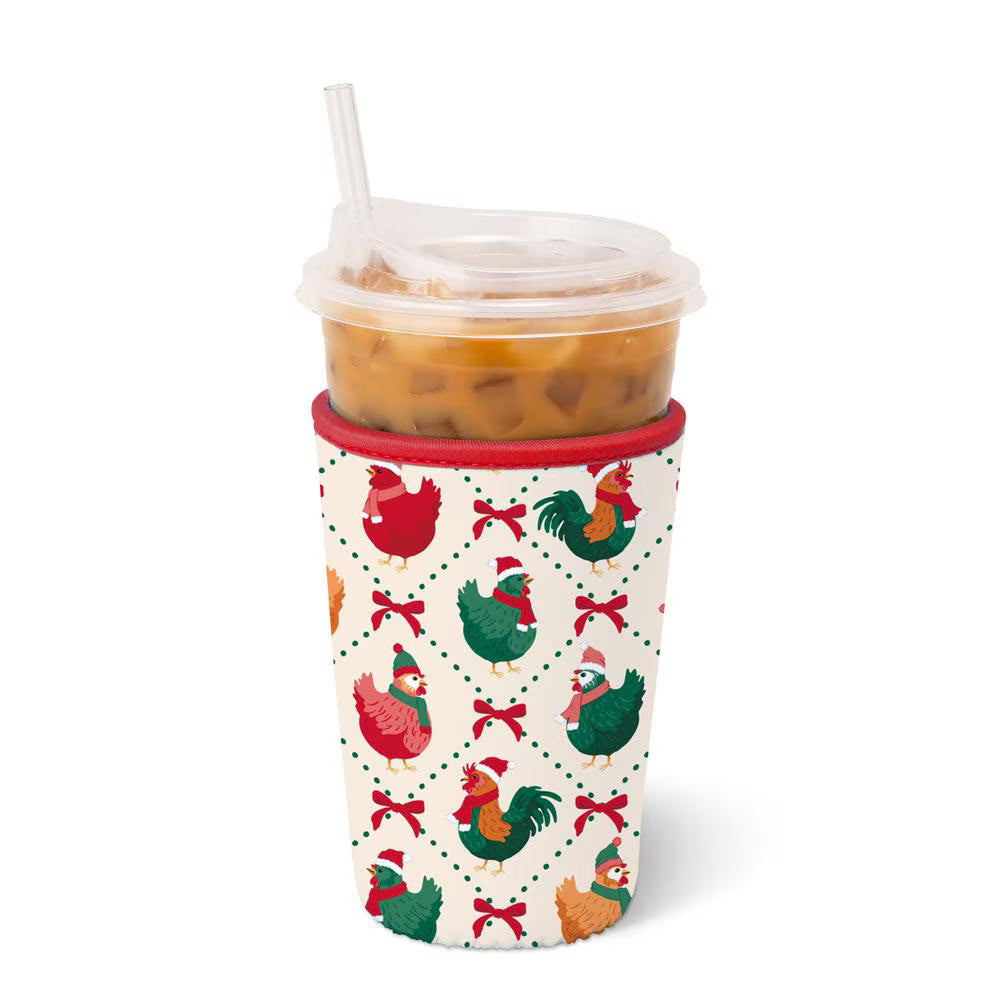Swig Christmas Coop Iced Cup Coolie - Medium
