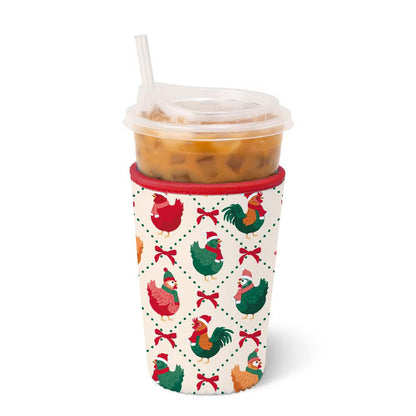 Swig Christmas Coop Iced Cup Coolie - Medium