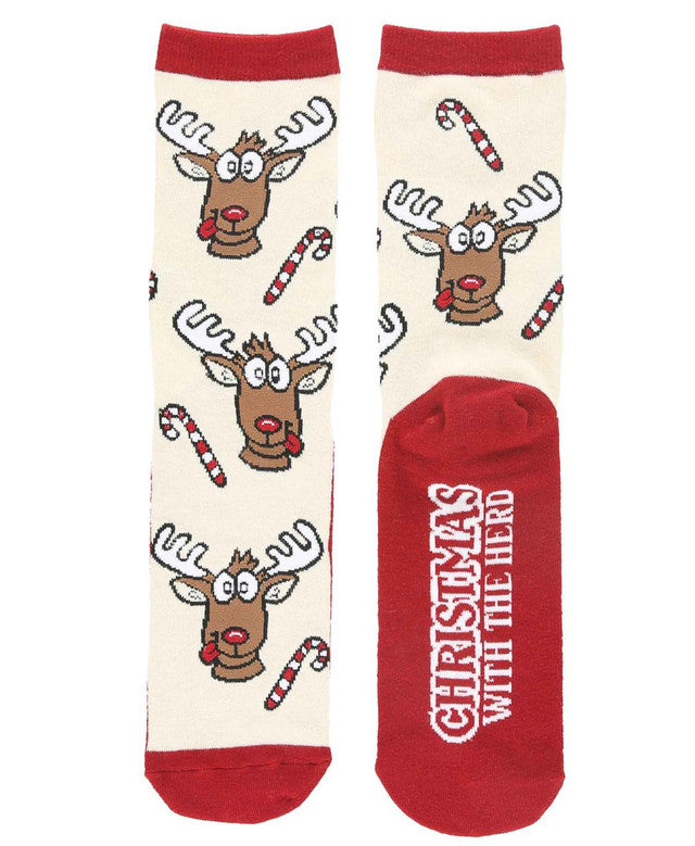 Christmas With The Herd Crew Sock