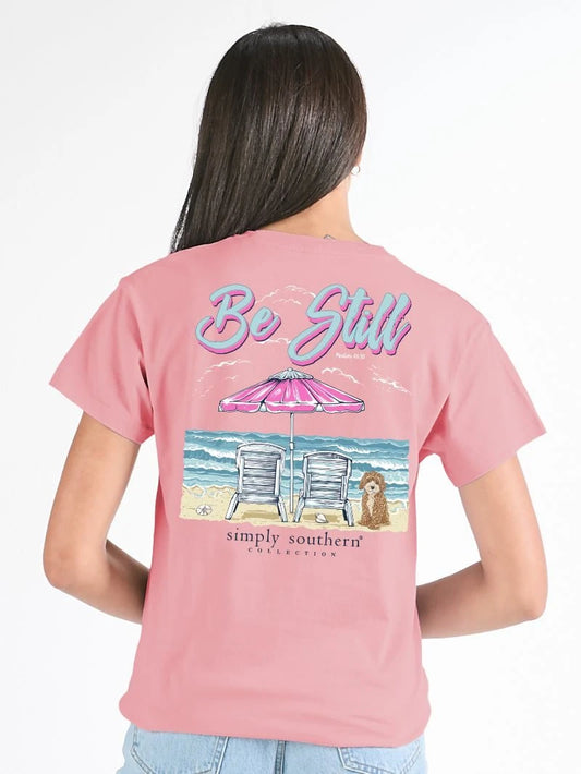 Simply Southern Be Still Rose T-shirt