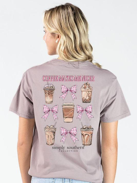 Simply Southern Coffee Makes Me Nicer T-shirt