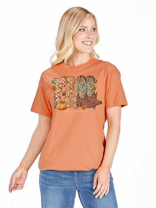 Simply Southern Fall Boots T-shirt