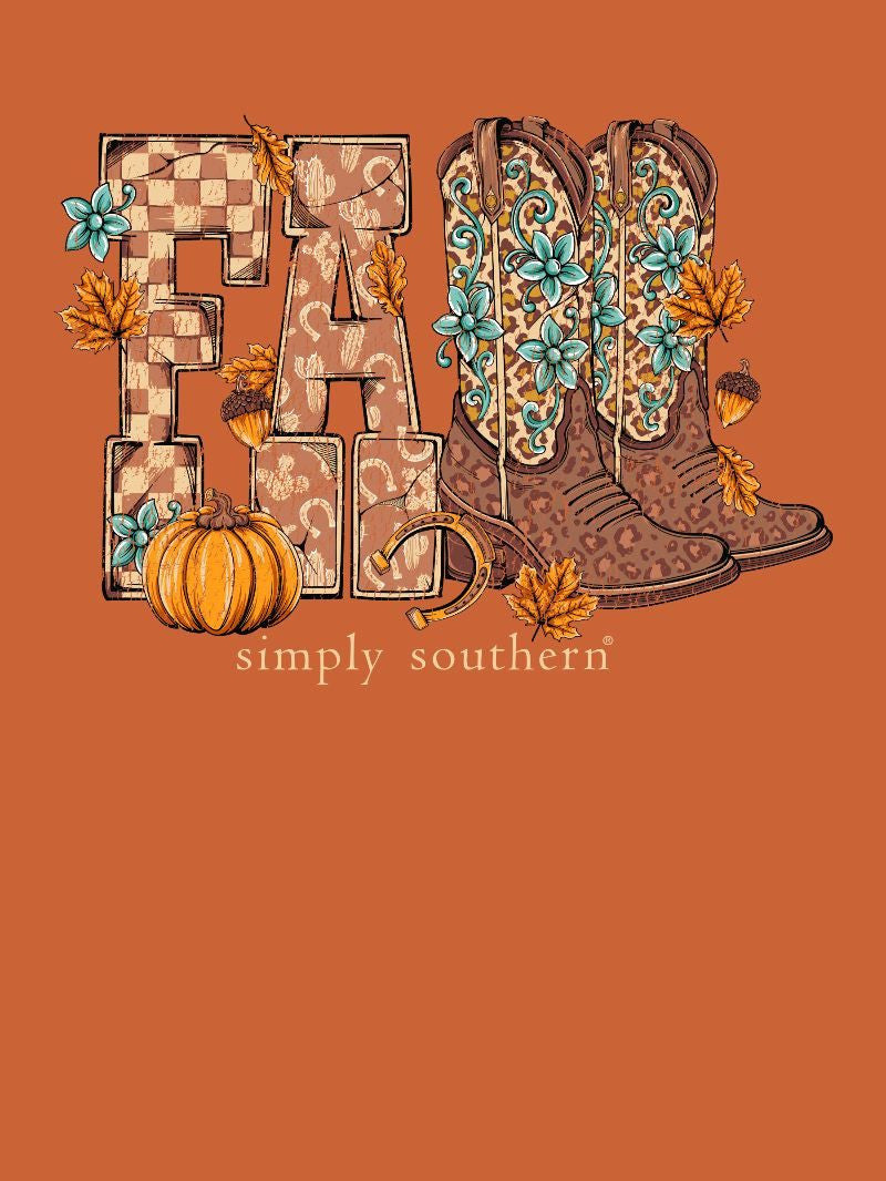 Simply Southern Fall Boots T-shirt