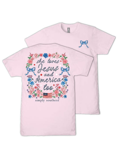 Simply Southern She Loves Jesus T-shirt
