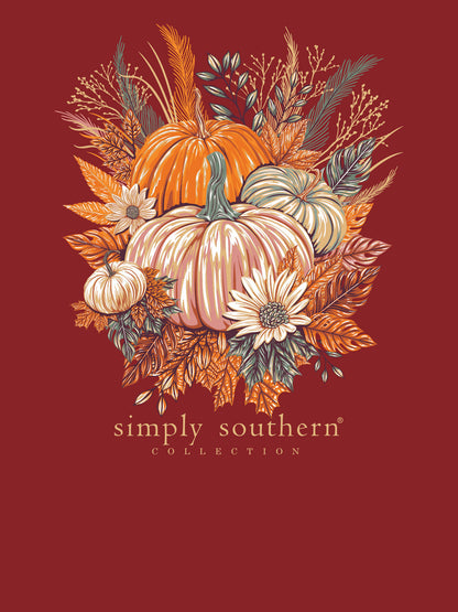 'Harvest Pumpkin' Short Sleeve Tee by Simply Southern