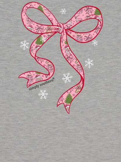 Simply Southern Santa Bow T-shirt