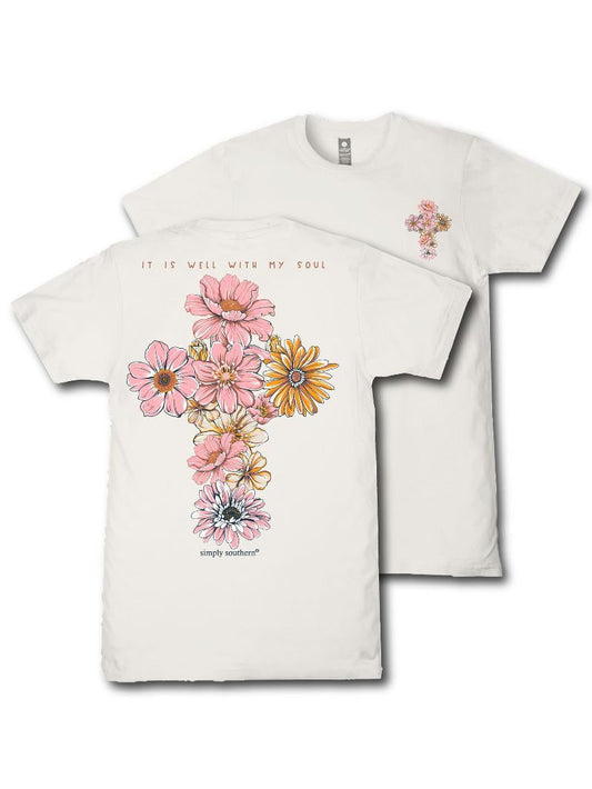 Simply Southern It Is Well Cross T-shirt