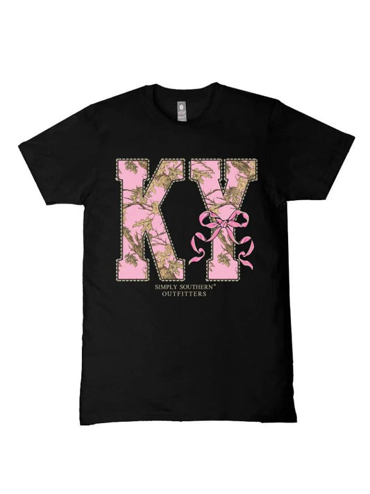 Simply Southern Camo Kentucky State Short Sleeve T-shirt