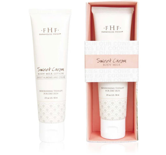 FarmHouse Fresh Sweet Cream Body Milk Travel Lotion