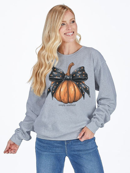 Simply Southern Pumpkin Crewneck Sweatshirt