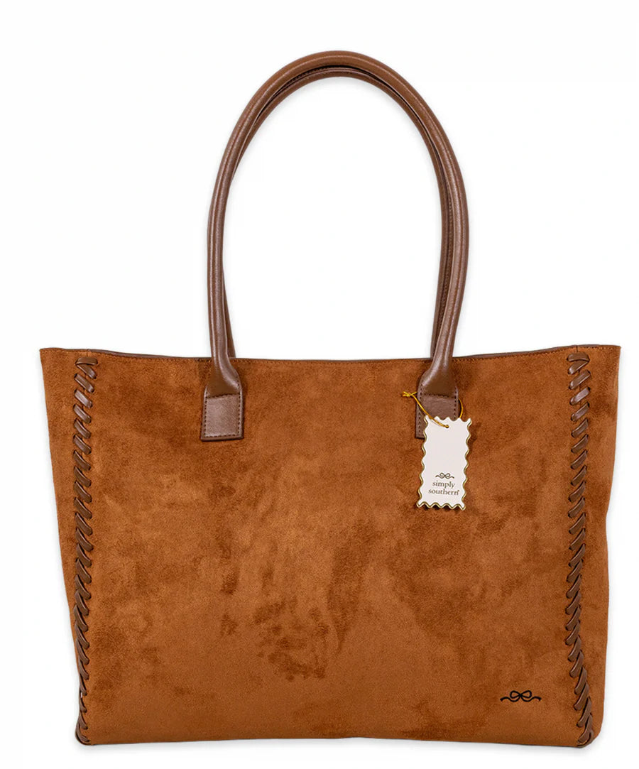 Simply Southern Emercy Tote Suede Bag