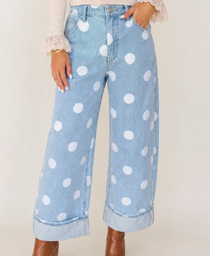 Polka Dot Jeans