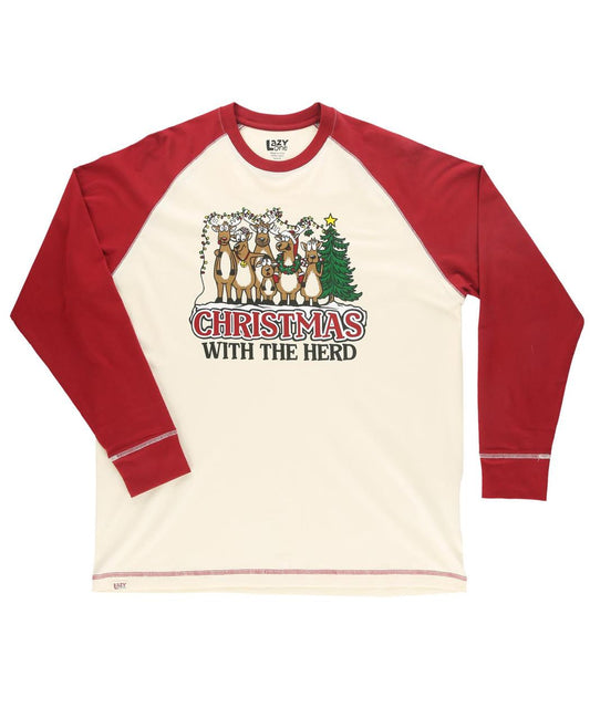 Christmas with the Herd Family Christmas pajamas - Mens shirt