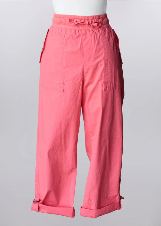 Keren Hart Coral Cargo Style Capri Length Pant