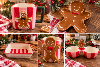 Simply Southern Christmas Ceramic Gingerbread Collection