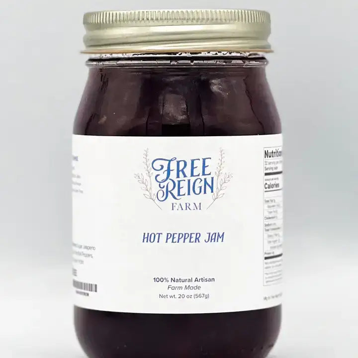 Free Reign Farms Amish Hot Pepper Jam