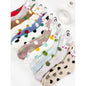 Polka Dot Winter Fuzzy Socks