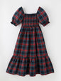 Mommy & Me Christmas Plaid Dresses & Baby Bloomer Set
