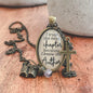 I Trust the Next Chapter Because I Know the Author Necklace