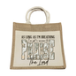 Praise the Lord: Camo Canvas and Jute Tote Bible Bag