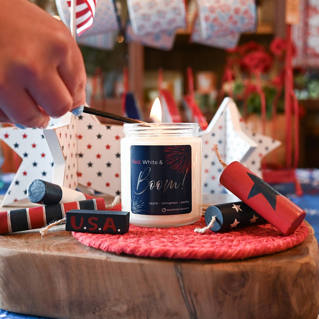 Red, White & Boom! | 7 oz Classic Candle | 4th of July