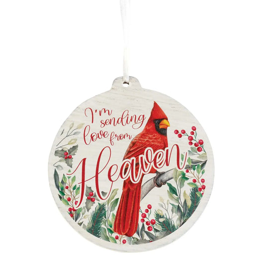 Sending Love from Heaven ornament - Cardinal