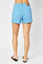 MR Garment Dyed Shield Pkts & Fray Hem Shorts - PLUS
