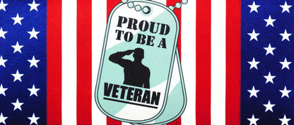Doormat Insert Proud To Be A Veteran