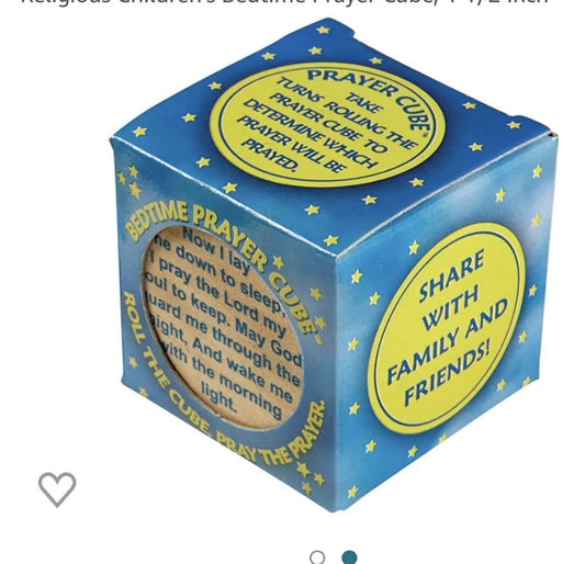 Bedtime Prayer Cube