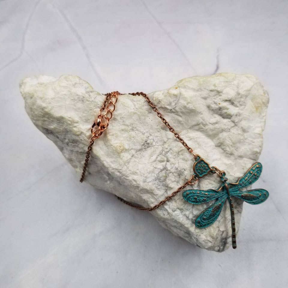 Vintage Dragonfly Necklace