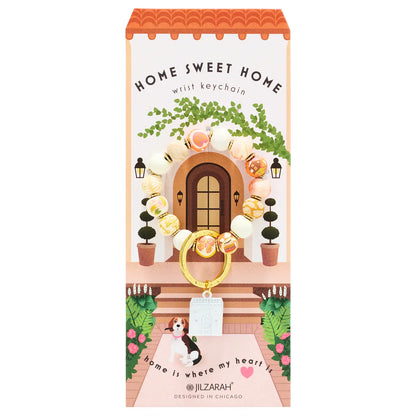 Jilzarah Home Sweet Home Wrist Keychain