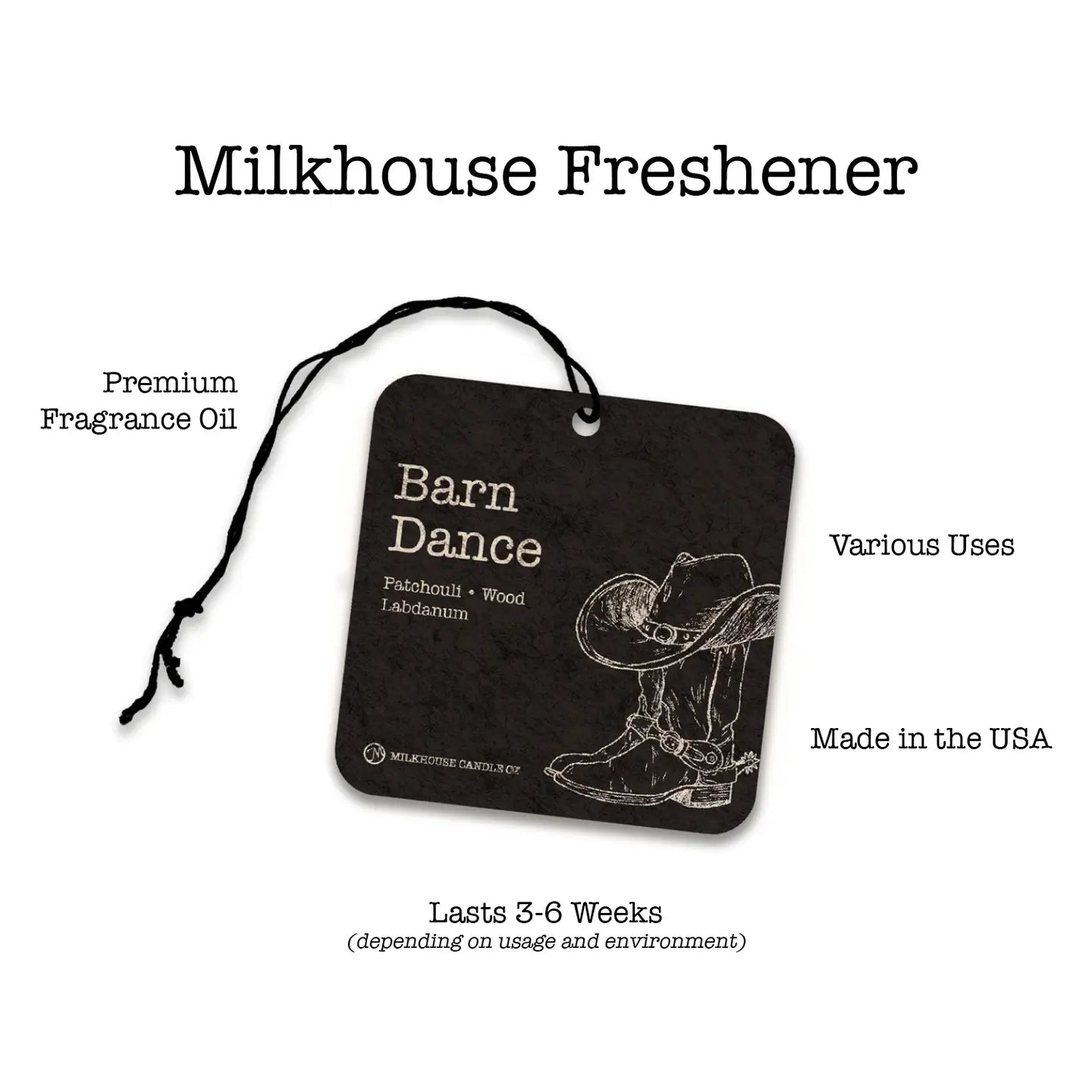 Milkhouse Candle Co Car Freshener