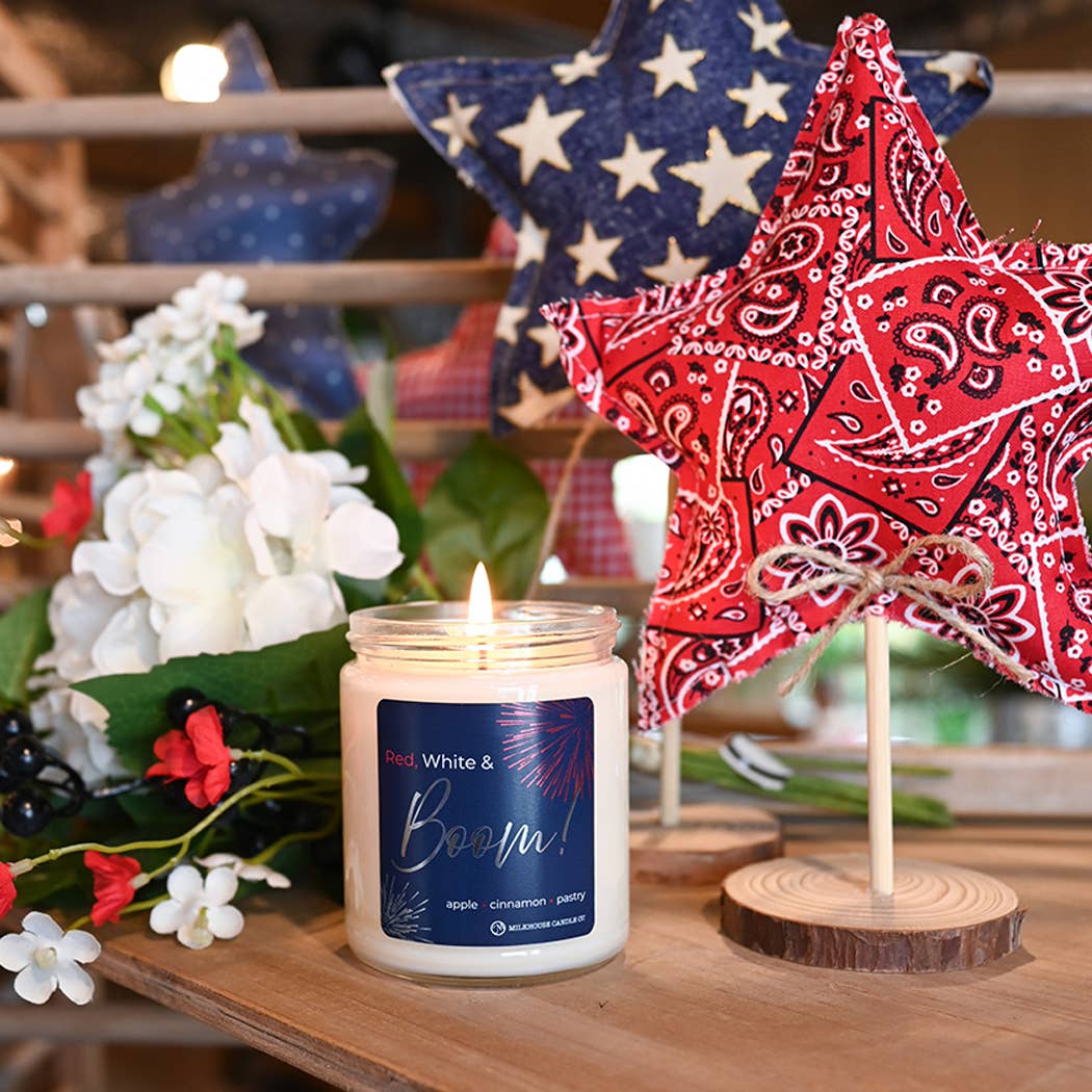 Red, White & Boom! | 7 oz Classic Candle | 4th of July
