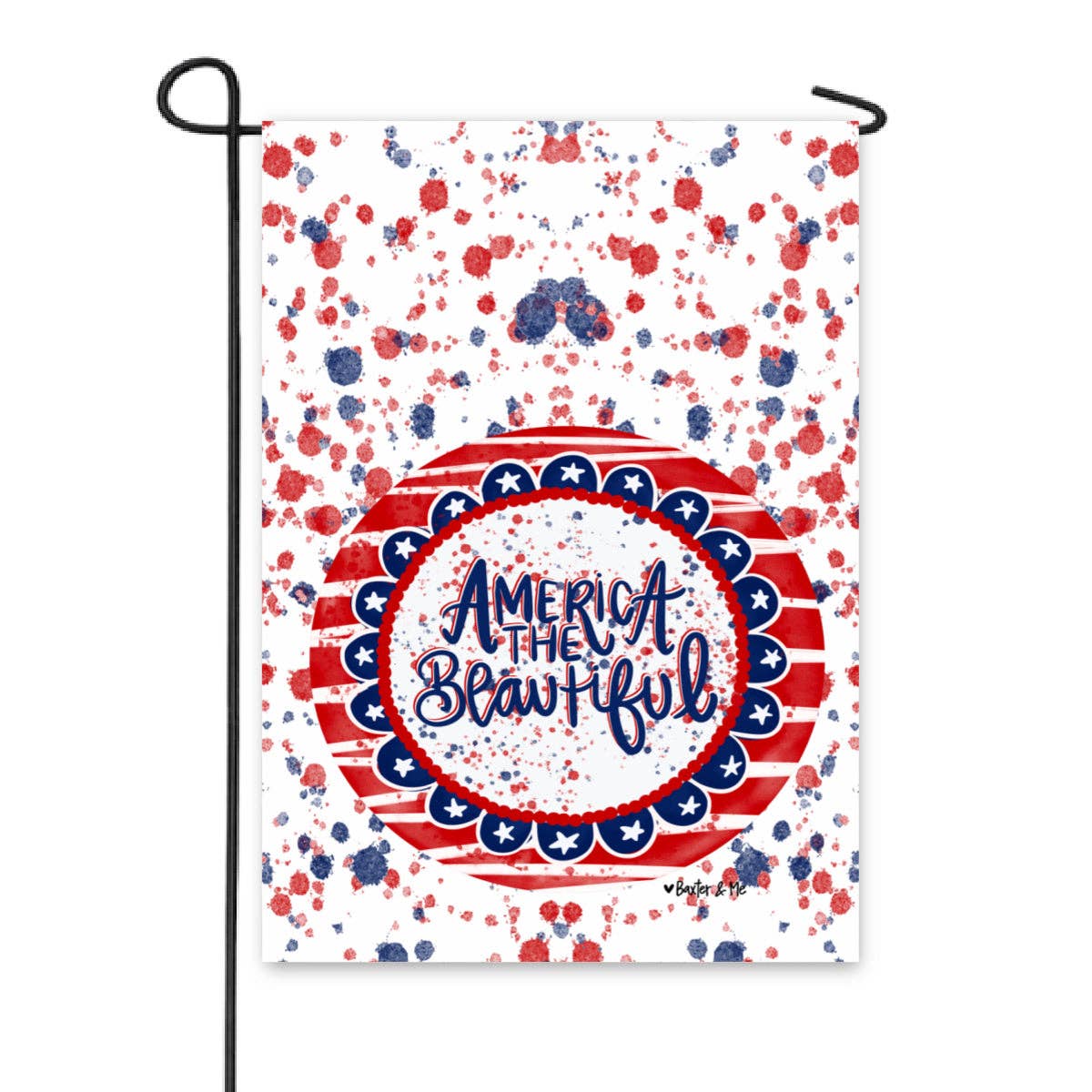 America the Beautiful Garden Flag