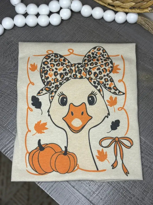 Pumpkin Goose Fall T-shirt