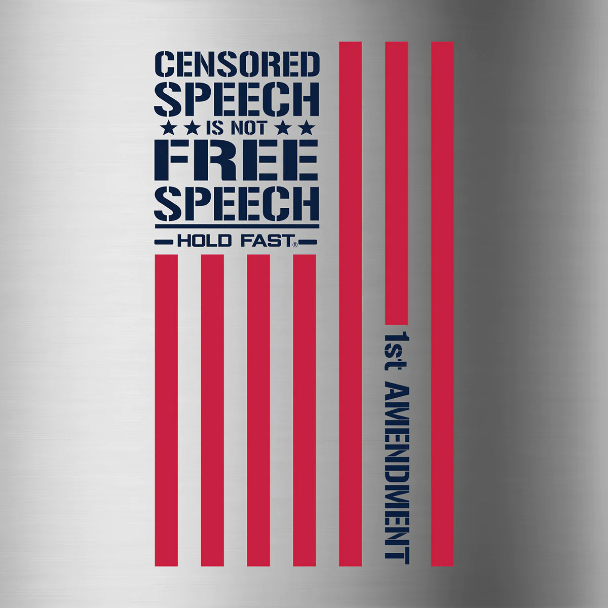 Kerusso Censored Speech 22 oz Stainless Steel Mug