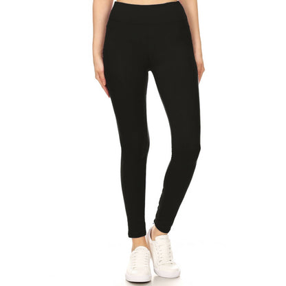 One Size 3" Yoga Band Buttery Soft Leggings