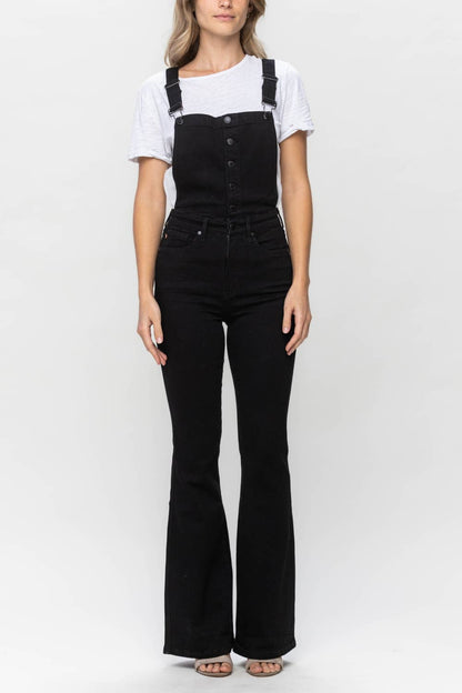Judy Blue High Waist Tummy Control Retro Flare Overall