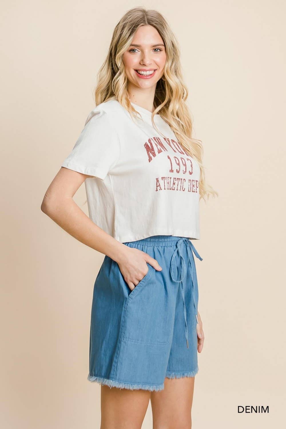 Cotton Bleu Classic Everyday Women's Denim Shorts