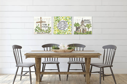 Grace Carried Me - Wrapped Canvas