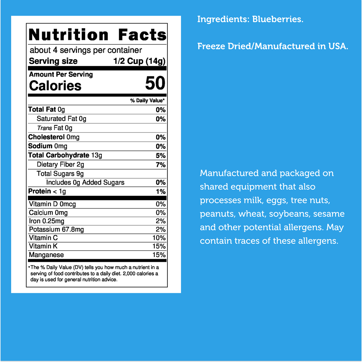 Freeze Dried Blueberries