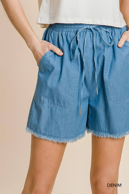 Cotton Bleu Classic Everyday Women's Denim Shorts