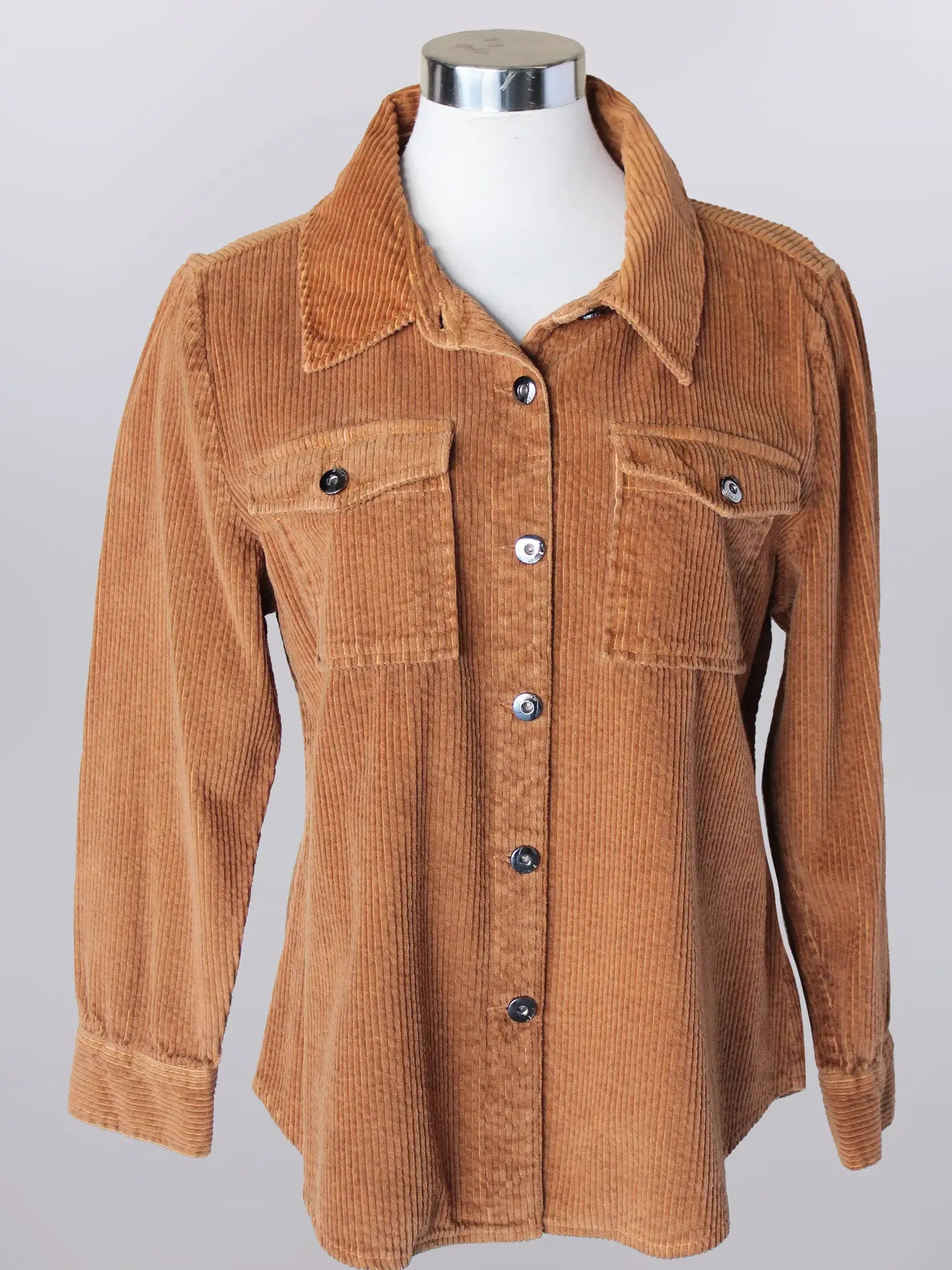 Keren Hart Corduroy Shacket - Butterscotch