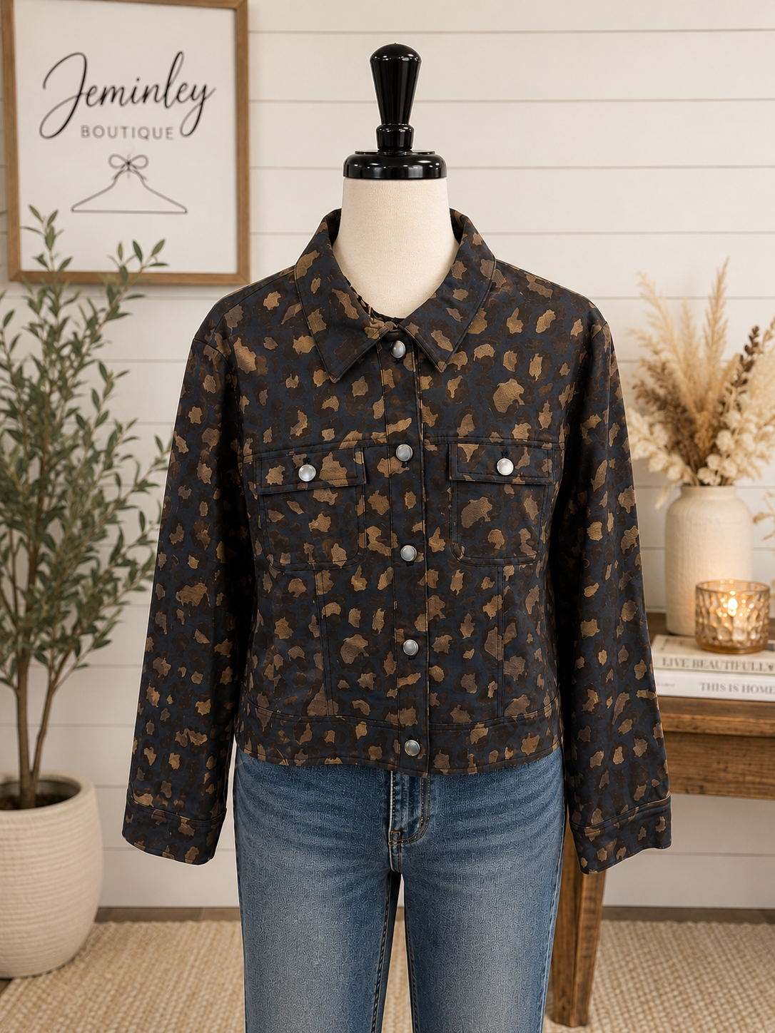 Leopard Print Jacket
