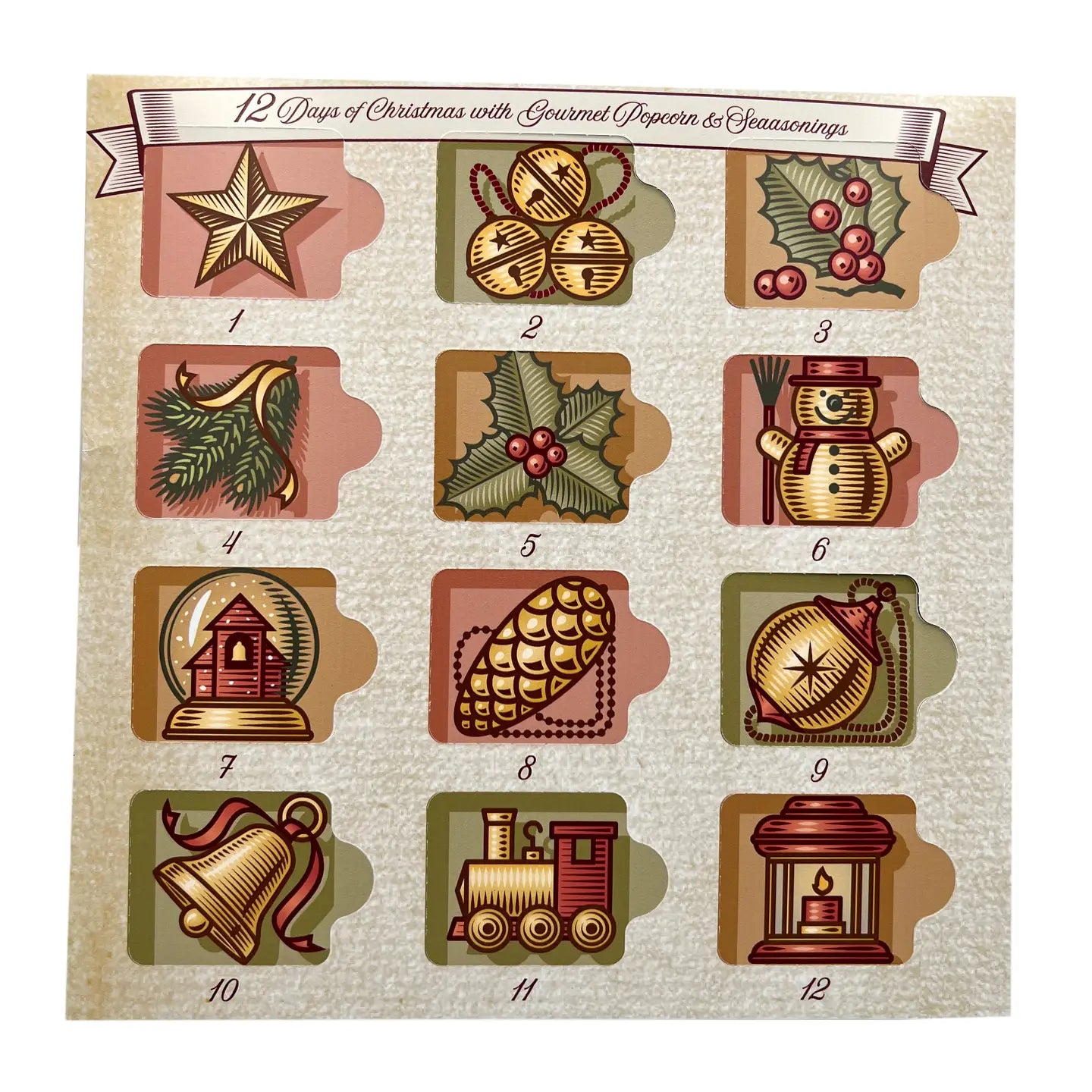 Amish Country Popcorn Advent Calendar