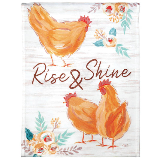 Garden Flag Rise and Shine