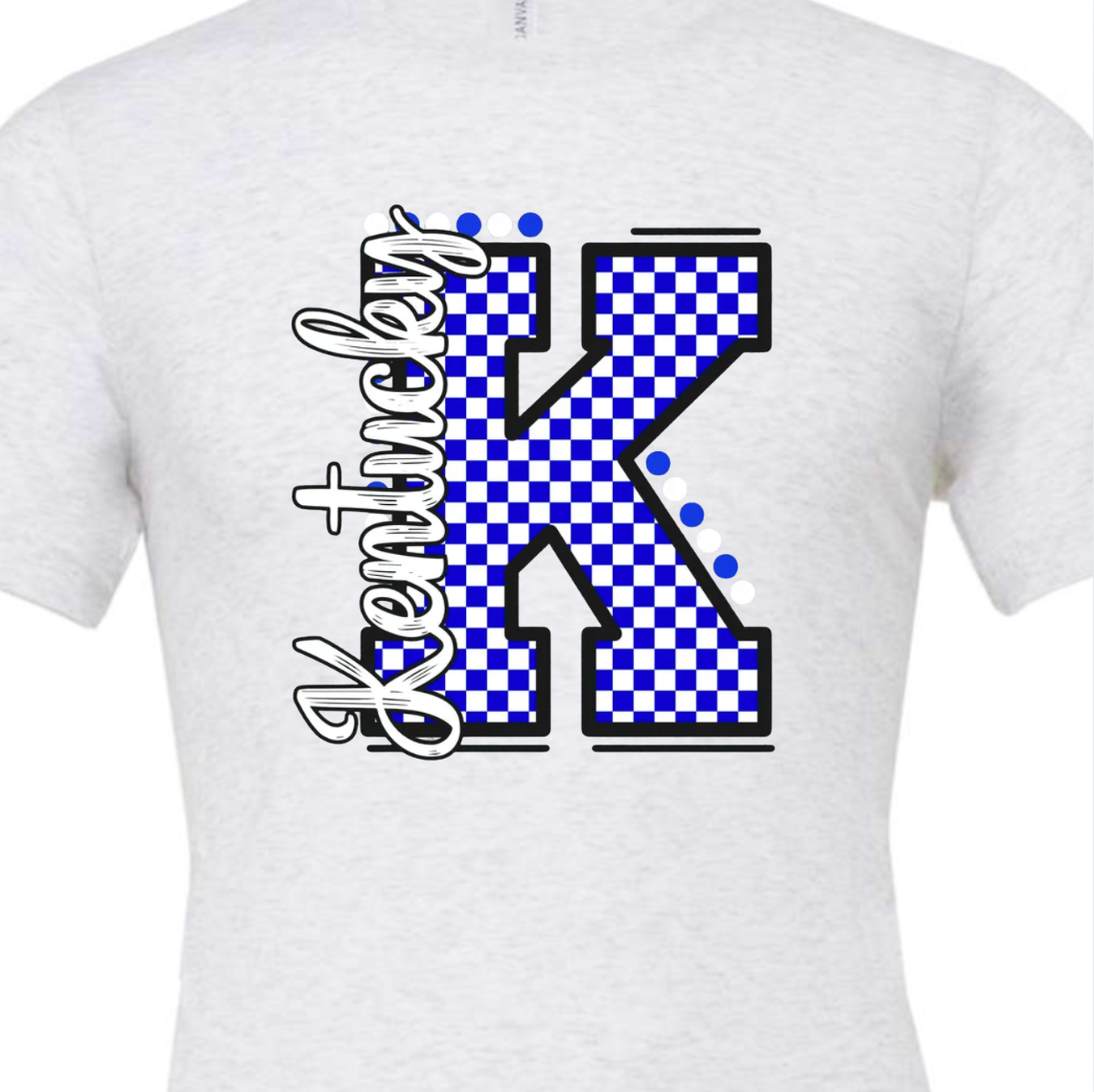 UK Kentucky Retro Checkered Tee or Sweatshirt