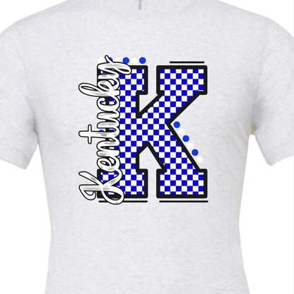 UK Kentucky Retro Checkered Tee or Sweatshirt