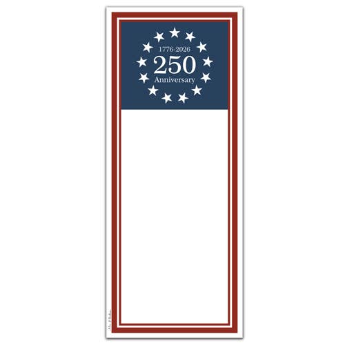 250th Anniversary Magnetic Note Pad